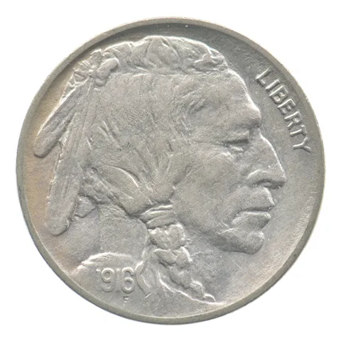1916 Indian Head Buffalo Nickel a6849