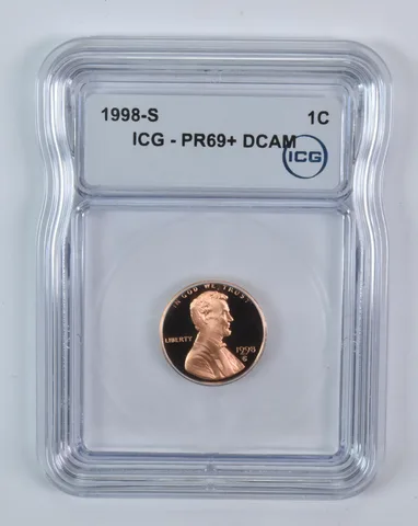 1998-S Lincoln Memorial Cent PR69+ DCAM ICG