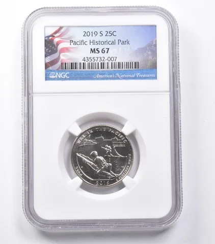 MS67 2019-S Washington Quarter Pacific Historical Park NGC a5442