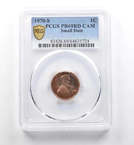 1970-S Lincoln Memorial Cent Small Date PR69 RD CAM PCGS *7536