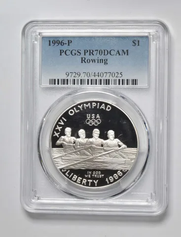 1996-P Olympics - Rowing Commemorative $1 PR70 PCGS Blue Label