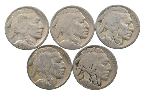 BETTER Lot Worn Date 1927-D 1928-S 1929-S 1927-S Buffalo Nickel Collection *126