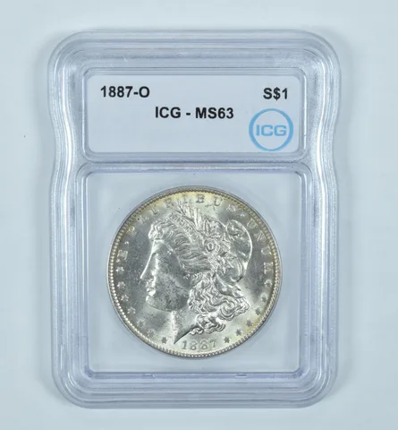 1887-O Morgan Silver Dollar MS63 ICG