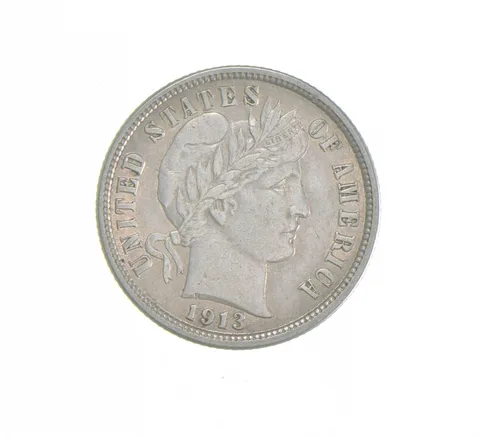 1913 Barber Dime *2411