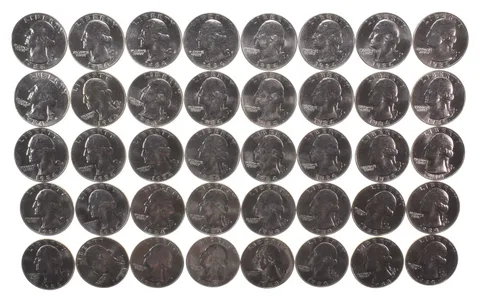 Lot (40) 1984-P Washington Quarter Clad Unc Roll