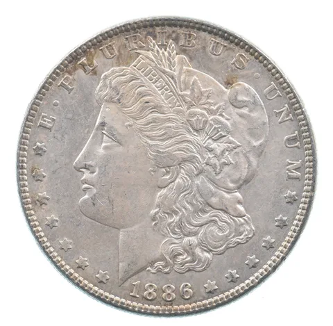 Better 1886 Morgan Silver Dollar - 90% US Coin - Nice Coin *443