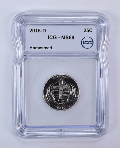 2015-D Washington Quarter ATB Homestead MS68 ICG