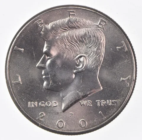 2001-P Kennedy Half Dollar Clad Unc