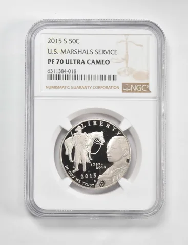 2015-S US Marshals Service Commemorative Half Dollar PF70 NGC