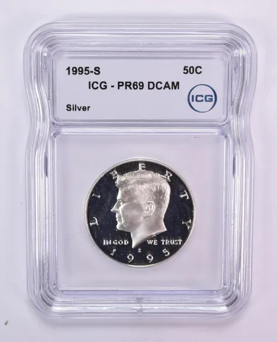1995-S Kennedy Half Dollar Silver PR69 DCAM ICG