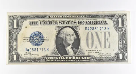 1928 A $1 Silver Certificate Blue Seal Fr#1601 *0475