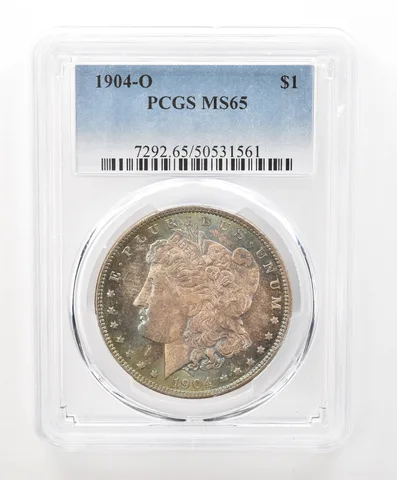 1904-O Morgan Silver Dollar MS65 PCGS Beautiful Tone a6653