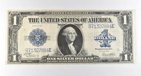 1923 $1 Silver Certificate Large Note Blue Seal *2947