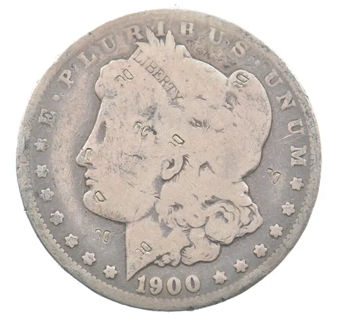 1900-O Morgan Silver Dollar "DC" Marked Counterstamped *3510