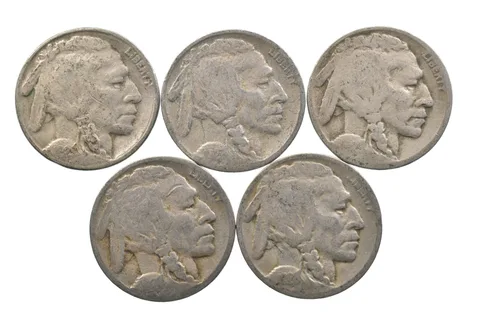 BETTER Lot 1929-S 1927-S 1929-D Worn Date 1928-D Buffalo Nickel Collection *101
