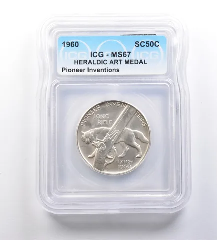 1960 So-Called Half Dollar Pioneer Inventions MS67 ICG *7140