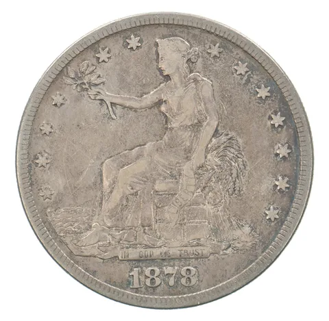 1878-S Seated Liberty Trade Dollar Beautiful Tone *5163