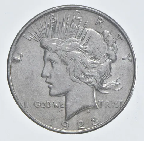 1923-D Peace Silver Dollar Estate Coin Collection *224