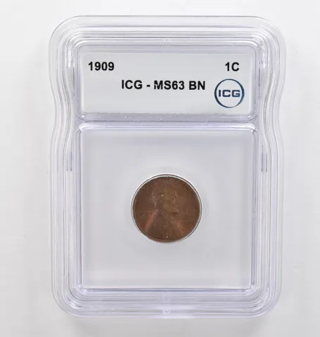 1909 Lincoln Wheat Cent MS63 BN ICG Beautiful Tone *9365