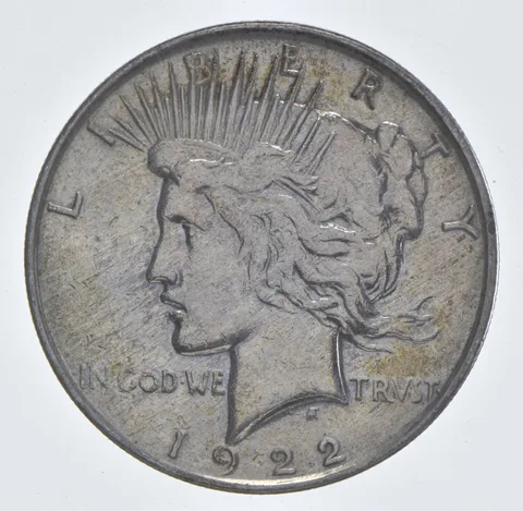 Better - 1922-D Peace Silver Dollar - 90% US Coin *673
