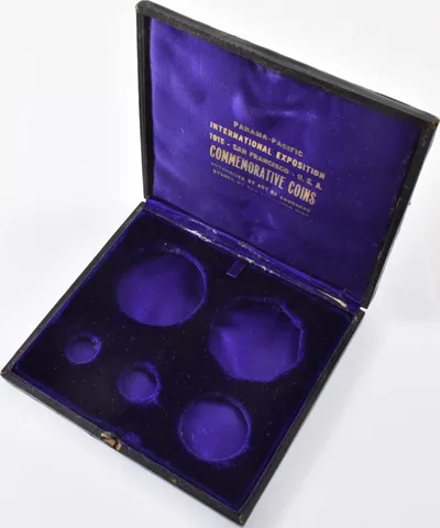 1915 Panama-Pacific International Exposition Commem. Coin Box NO Coins a7509