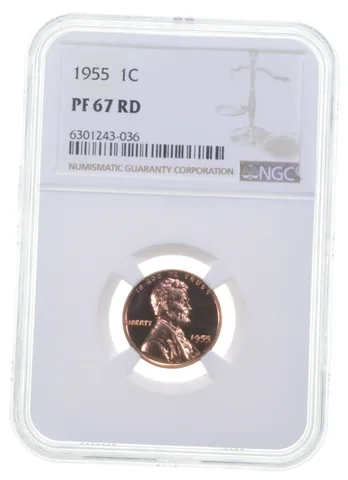 1955 Lincoln Wheat Cent PF67 RD NGC PR Proof
