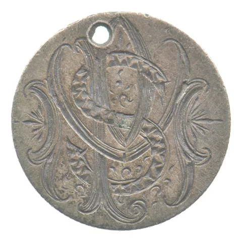 1877 Seated Liberty Dime Love Token Victorian S P *5508