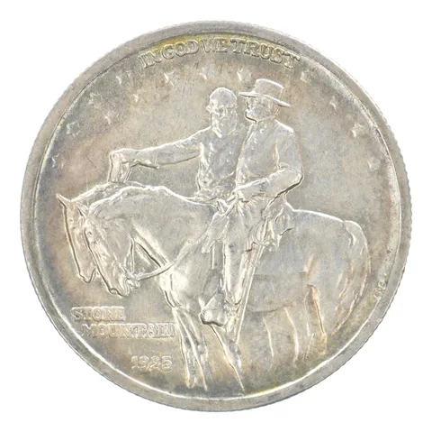 1925 Stone Mountain Commemorative Half Dollar Beautiful Tone *7591