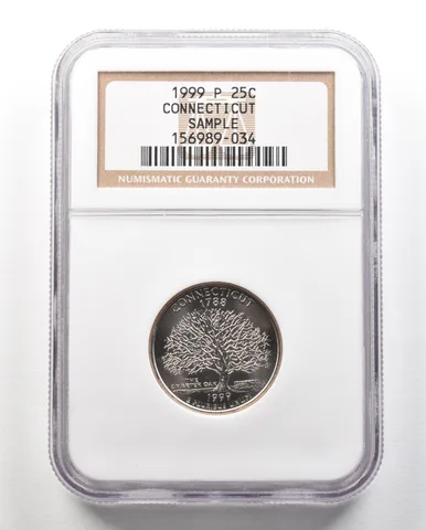 1999-P Washington State Quarter Connecticut Sample NGC *4721