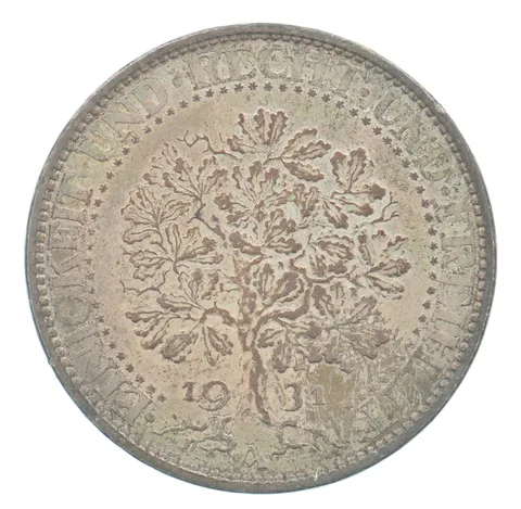 1931 Germany 5 Reichsmark Beautiful Tone *0345