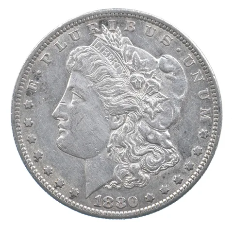 Better 1880-S Morgan Silver Dollar - 90% US Coin - Nice Coin *422