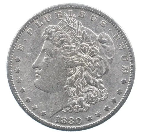 Better 1880-S Morgan Silver Dollar - 90% US Coin - Nice Coin *513
