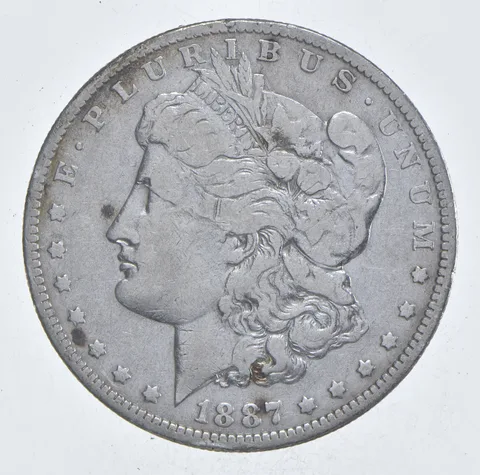 Early - 1887-O Morgan Silver Dollar - 90% US Coin *046