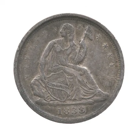 1838 Seated Liberty Half Dime Small Star *4591
