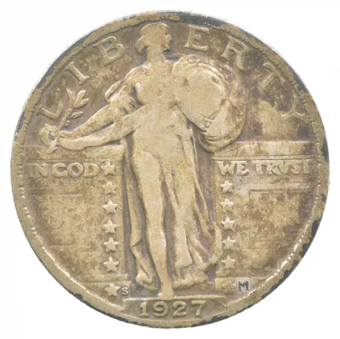 1927-S Standing Liberty Quarter *8208