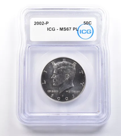 2002-P Kennedy Half Dollar MS67 PL ICG *4829