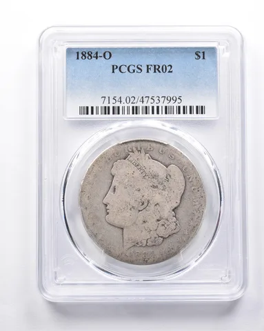 FR02 1884-O Morgan Silver Dollar PCGS Low Ball a6954