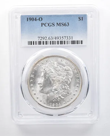 1904-O Morgan Silver Dollar MS63 PCGS Beautiful Tone Reverse *7699