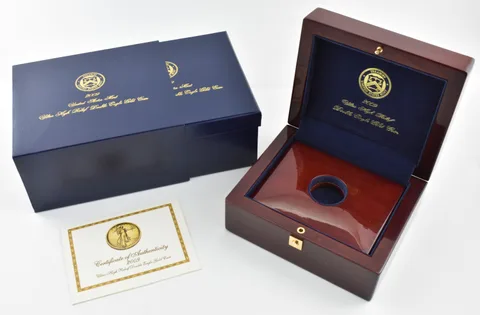 OGP 2009 ULTRA HIGH RELIEF DOUBLE EAGLE 1 oz Gold BOX & COA - NO COIN