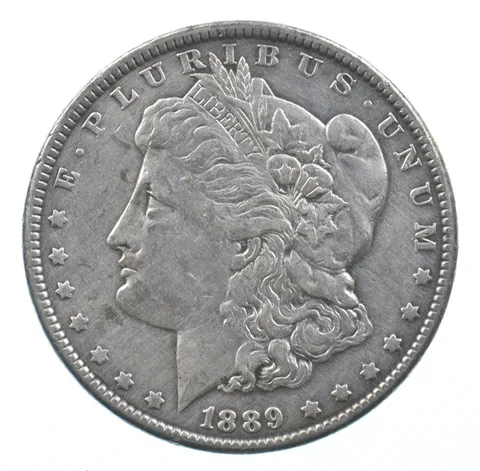 Early - 1889 Morgan Silver Dollar - 90% US Coin *615