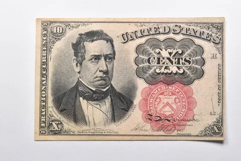 1874-H 10 Cents United States Fractional Currency *9554
