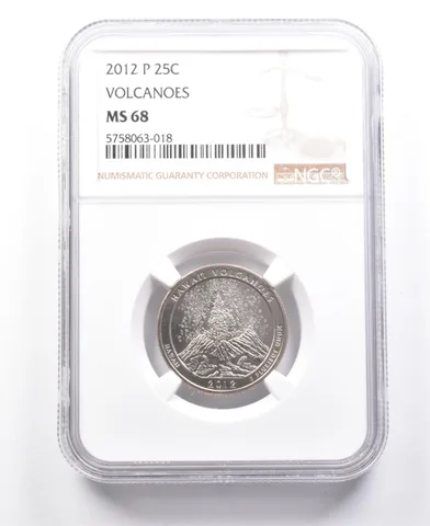 2012-P Washington Quarter Volcanoes MS68 NGC *7664