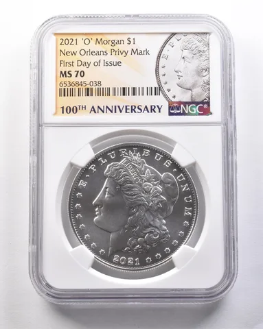 2021-'O' Morgan Silver Dollar FDOI MS70 NGC *7857