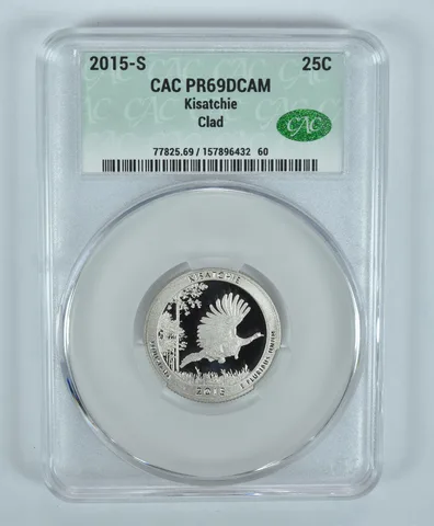 2015-S Washington Quarter Kisatchie CLAD ATB PR69 DCAM CAC CACg