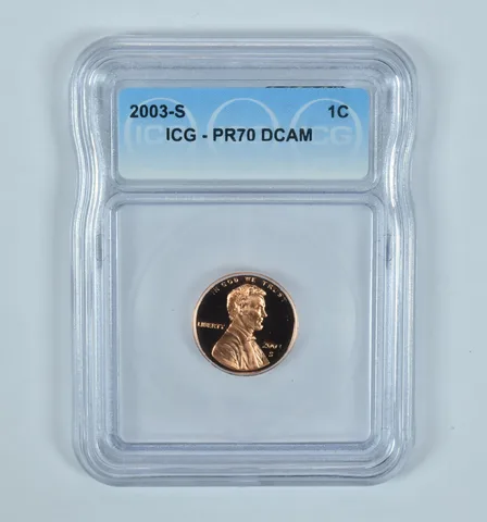 2003-S Lincoln Memorial Cent PR70 DCAM ICG