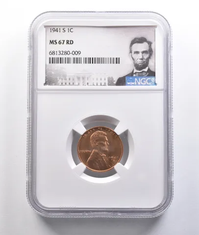 1941-S Lincoln Wheat Cent MS67 RD NGC *6810