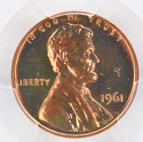 1961 Lincoln Memorial Cent PR65 RB PCGS Beautiful Tone *0965