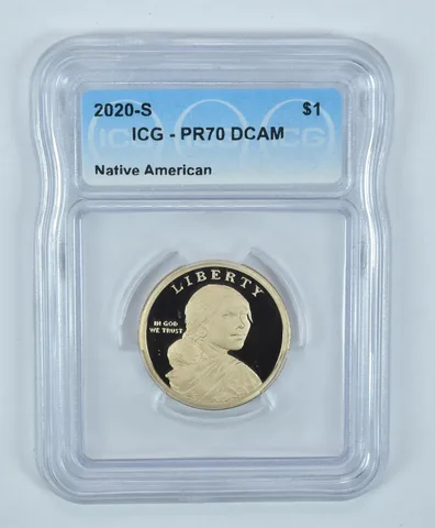 2020-S Sacagawea $1 Elizabeth Peratrovich PR70 DCAM ICG