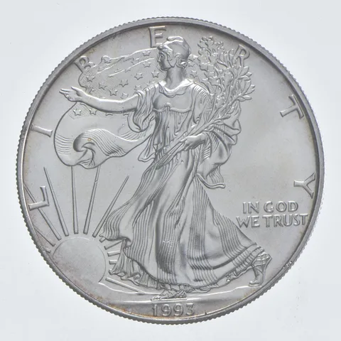 Better Date 1993 American Silver Eagle 1 Troy Oz .999 Fine Silver *745