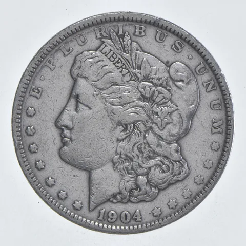 Early - 1904 Morgan Silver Dollar - 90% US Coin *930